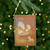 5" Orange Baby Jesus with Sheep Plaque Christmas Ornament - IMAGE 1
