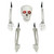 5-Piece Skeleton Breaking Through Ground Halloween Decoration Set 19.5" - IMAGE 1