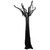 Standing Draped Ghost Tree Halloween Decoration - 7.5' - Black and Gray - IMAGE 3