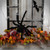 27.5" Fuzzy Spider with Red Eyes Halloween Decoration