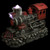 38" LED Red and Black Vintage Locomotive Train Outdoor Garden Water Fountain - IMAGE 4