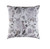 22" Gray and White Blooming Raspberry Square Throw Pillow - Down Filler - IMAGE 1