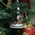 5.5" Brown Santa, Reindeer and Tree in Glass Dome Christmas Ornament with Jingle Bell Dangle - IMAGE 3