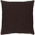 20" Brown Contemporary Square Throw Pillow - IMAGE 1