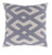 18" Abalone Gray and Stone Blue Contemporary Square Throw Pillow - Down Filler - IMAGE 1