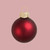 Matte Finish Glass Christmas Ball Ornaments - 2.75" (70mm) - Henna Orange/Red - 12ct - IMAGE 2