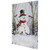 LED Lighted Snowman and Birds Believe Christmas Canvas Wall Art - 11.75" x 15.75" - IMAGE 6