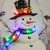 LED Lighted Snowman and Birds Believe Christmas Canvas Wall Art - 11.75" x 15.75"