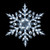 LED Lighted Twinkling Snowflake Christmas Outdoor Decoration - 47" - Cool White - IMAGE 2