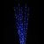 Set of 6 Enchanted Garden LED Blue Lighted Branch Spray Driveway Pathway Marker - 4' - IMAGE 1