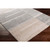 2' x 3' Faded Barricade Slate Gray, Taupe Brown and Fog White Area Throw Rug