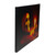 LED Lighted Skull by Flickering Candlelight Halloween Canvas Wall Art 12" x 15.75" - IMAGE 4