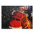 LED Lighted Jolly Santa Claus with Bag of Gifts Christmas Canvas Wall Art 11.75" x 15.75" - IMAGE 1