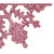 24ct Pink Glitter Snowflake Christmas Ornaments 4" - IMAGE 3