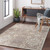 5' x 7.5' Persian Dreams Brown and Gray Hand Tufted Rectangular Wool Area Throw Rug - IMAGE 2
