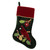 20.5" Red and Green Cardinal Embroidered Christmas Stocking - IMAGE 1