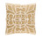 20" Doe Skin Brown and Cream Chevron Decorative Throw - IMAGE 1