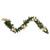 6' x 9" Poinsettia and Pinecone Artificial Christmas Garland, Unlit - IMAGE 1