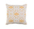 20" Beige and White Square Contemporary Throw Pillow - IMAGE 1