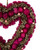 13" Pink Botanicals and Twigs Artificial Valentine's Day Heart Wreath - Unlit - IMAGE 5