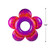56" Inflatable Purple and Pink Flower Burst Blooming Swimming Pool Ring Float - IMAGE 5