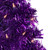 2' Pre-lit Purple Iridescent Pine Artificial Tinsel Christmas Tree - Clear Lights - IMAGE 3