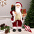 Holly Berry Standing Santa Claus Christmas Figurine - 24" - IMAGE 1