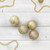 16ct Champagne Gold Shatterproof 4-Finish Christmas Ball Ornaments 3" (75mm)
