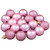 Shatterproof 3-Finish Christmas Ball Ornaments - Pink - 1.25" (30mm) - 18ct - IMAGE 2