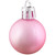 Shatterproof 3-Finish Christmas Ball Ornaments - Pink - 1.25" (30mm) - 18ct - IMAGE 6