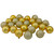 24ct Vegas Gold Shatterproof 4-Finish Christmas Ball Ornaments 2.5" (60mm) - IMAGE 1