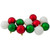 24ct Red, Green and White Shatterproof 2-Finish Christmas Ball Ornaments 2.5" (60mm) - IMAGE 2