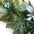 24" Peacock Poinsettia Artificial Christmas Wreath - Unlit - IMAGE 2