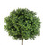 5' Potted Two-Tone Artificial Murraya Ball Topiary Tree - IMAGE 2