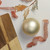 Matte Champagne Gold Shatterproof Christmas Ball Ornament 4" (100mm) - IMAGE 3