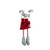 20" Red and Gray Merry Mouse Hanging Mantle Christmas Decor - IMAGE 1