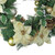 Glitter Poinsettia and Pine Cone Artificial Christmas Wreath - 24" - Unlit - IMAGE 3