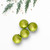 Northlight 12ct Shatterproof Shiny Christmas Ball Tree Ornament Set 4" - Kiwi Green