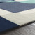 7.5' x 9.5' Arte Astratto Blue and Gray Hand Tufted Rectangular Wool Area Throw Rug - IMAGE 4