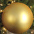 Vegas Gold Shatterproof Matte Christmas Ball Ornament 6" (150mm) - IMAGE 3