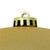 Vegas Gold Shatterproof Matte Christmas Ball Ornament 6" (150mm) - IMAGE 2