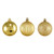 100ct Vegas Gold Shatterproof 3-Finish Christmas Ball Ornaments 2.5" (60mm) - IMAGE 1