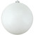 Shiny Winter White Shatterproof UV Resistant Commercial Christmas Ball Ornament 8" (200mm) - IMAGE 1