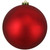 10" Red Hot Shatterproof Matte Christmas Ball Ornament (250mm) - IMAGE 1