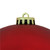 10" Red Hot Shatterproof Matte Christmas Ball Ornament (250mm) - IMAGE 2
