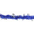 Commercial Christmas Tinsel Snowflake Garland - 50" x 2.75' - Lavish Blue and Silver - Unlit - IMAGE 2