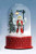 14.25" Lighted Musical Angel Winter Scene Christmas Snow Globe Glittering Snow Dome - IMAGE 1