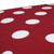 40.5" Red and White Polka Dot Outdoor Patio Corner Chair Cushion - IMAGE 2
