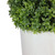 27" Potted White and Green Artificial Boxwood Plant - IMAGE 3