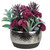 8" Purple and Green Potted Artificial Succulent Arrangement - IMAGE 2